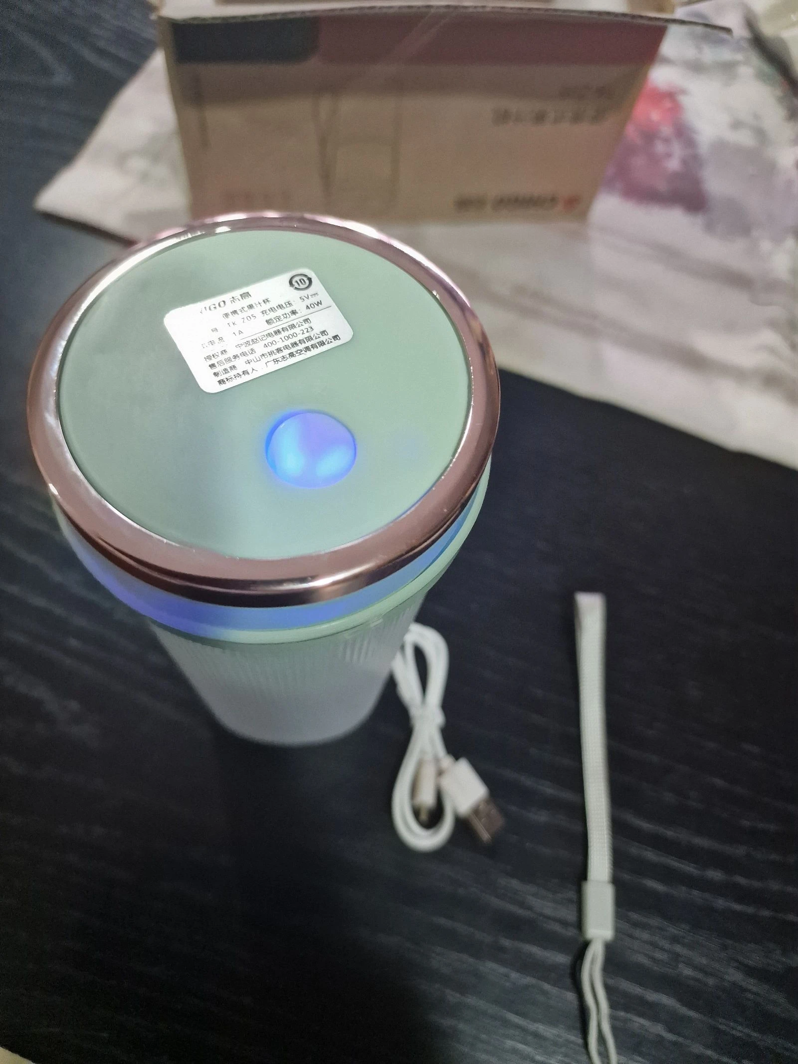 liquidificador portátil sem fios (copo espremedor elétrico),